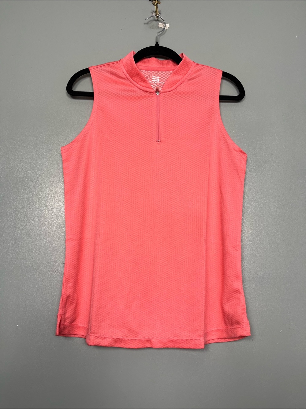 Three Sixty Six Womens Sleeveless Golf Polo Shirt Quick Dry Tank Top Size M